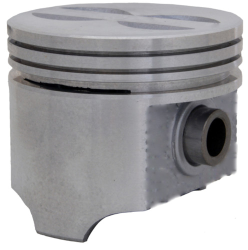 Enginetech P1537(8)STD Cast Standard Piston Set for 1957-1967 Chevy GMC Pontiac Suburban Truck 3B 3C 3D 3E - Set of 8 - OEM-Spec