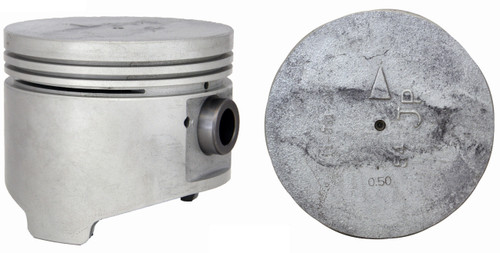 Enginetech P1583(1)100 Cast 1.00mm Oversized Piston for 1981-1989 Dodge Chrysler Plymouth Mazda E Class Executive Limousine - Single