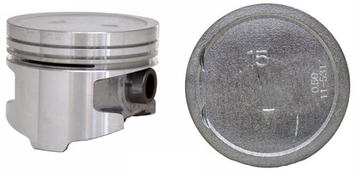 Enginetech P4531(4).50 Cast .50mm Oversized Piston Set for 1991-1996 Dodge Plymouth Mitsubishi Colt Mirage - Set of 4 - OEM-Spec
