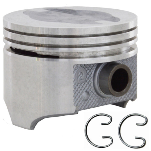 Enginetech P1529(1)060 Cast .060" Oversized Piston for 1966-1976 Ford Mercury Country Sedan Country Squire Custom Custom 500 F-100 - Single