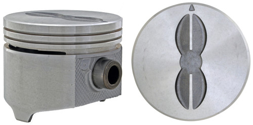 Enginetech P5049(8)040 Cast .040" Oversized Piston Set for 1959-1966 Pontiac Grand Prix Bonneville Catalina GTO Star Chief - Set of 8