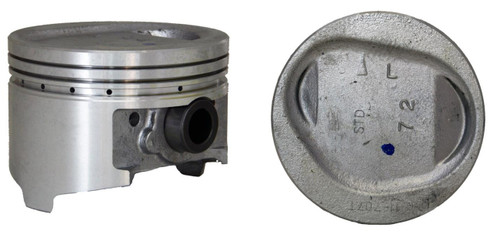 Enginetech P4707(6)STD Cast Standard Piston Set for 1992-2000 Dodge Chrysler Plymouth Mitsubishi LeBaron Voyager Daytona Dynasty - Set of 6