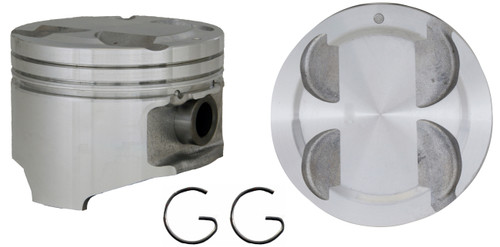 Enginetech P4023(4).50 Cast .50mm Oversized Piston Set - Set of 4 - OEM-Spec Replacement