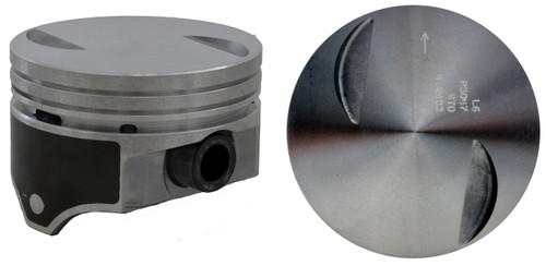 Enginetech P5047(8)030 Hypereutectic .030" Oversized Piston Set for 1970-1983 Chevy GMC Bel Air Biscayne Blazer Brookwood C10 - Set of 8