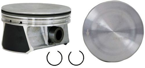 Enginetech P6021(6)STD Cast Standard Piston Set for 2007-2011 Dodge Chrysler Pacifica Town & Country Grand Caravan Nitro - Set of 6