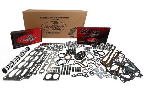 Enginetech MKF302KP Master Engine Rebuild Kit for 1989-1993 Ford 302 5.0L V8 .020" Over Bore (4.020")