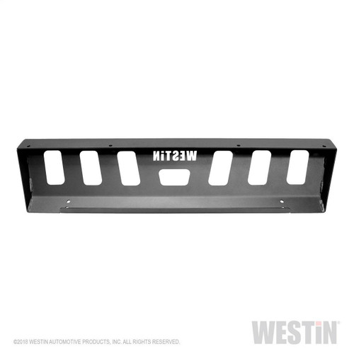Westin Front Bumper Skid Plate for Jeep Wrangler JL 18-19 - Textured Black