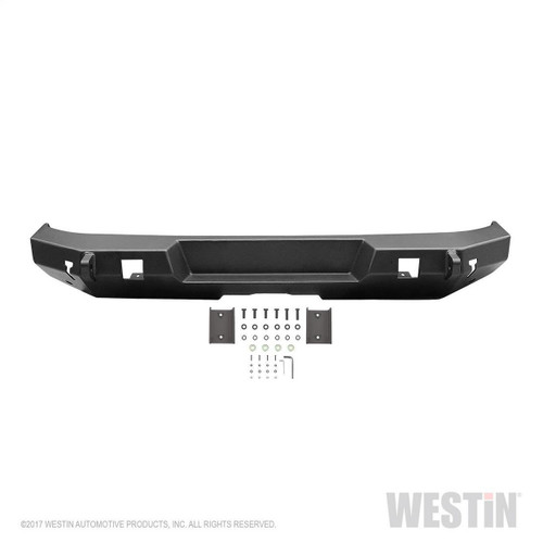 Westin WJ2 Rear Bumper for Jeep Wrangler JK 07-18 - Textured Black