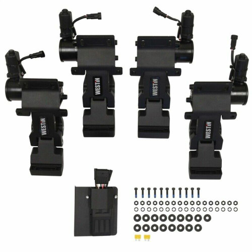 Westin Pro-e Running Boards for 2015-2023 Ford F-150 SuperCrew/F-250/350 CrewCab | Textured Black