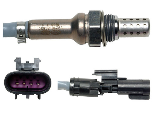 Denso Oxygen Sensor 4 Wire, Direct Fit, Heated 234-4856 for 2007-2012 Hyundai/Kia (Santa Fe, Veracruz, Sorento)