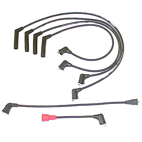 Denso Spark Plug Wire Set - 7mm 671-4009 for 1986-1996 Dodge/Eagle/Hyundai (2000 GTX, Colt, Raider, Ram 50)