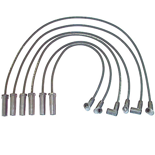 Denso Spark Plug Wire Set - 7mm 671-6048 for 1964-2002 Chevrolet/GMC/Pontiac (Camaro, G1000 Series, Firebird)