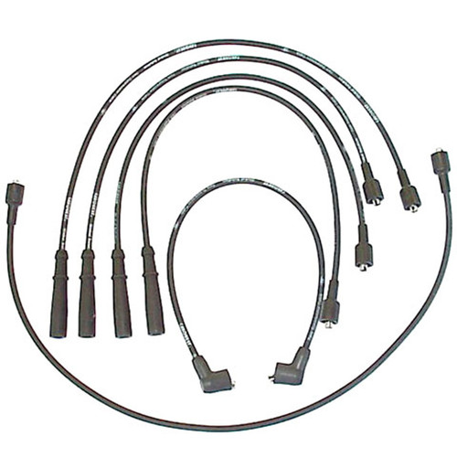 Denso Spark Plug Wire Set - 7mm 671-4091 for 1976-1987 Volvo (242, 244, 245, 264)