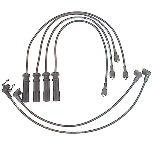 Denso Spark Plug Wire Set - 7mm 671-4110 for 1981-1995 Volvo (240, 242, 244, 245)