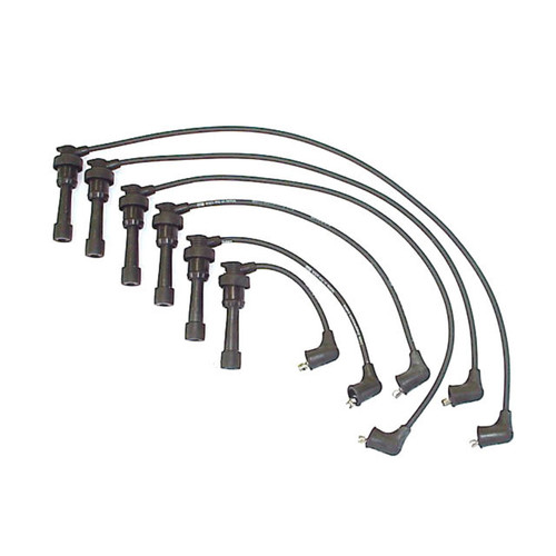 Denso Spark Plug Wire Set - 7mm 671-6215 for 1991-1997 Dodge/Mitsubishi (Stealth, 3000GT, Diamante)