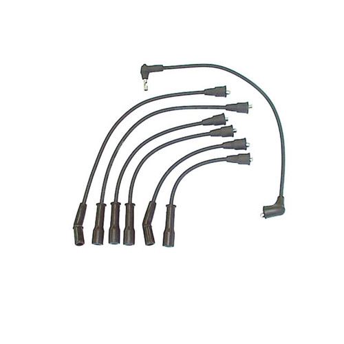 Denso Spark Plug Wire Set - 7mm 671-6180 for 1990-1992 Toyota (Land Cruiser)