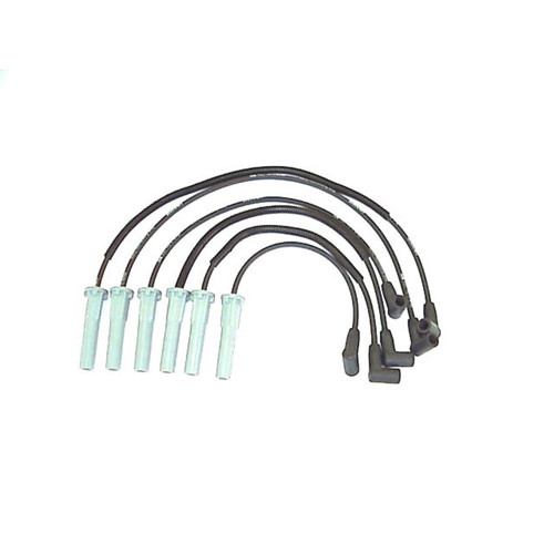 Denso Spark Plug Wire Set - 7mm 671-6136 for 1998-2000 Chrysler/Dodge/Plymouth (Grand Voyager, Town & Country, Voyager, Caravan)