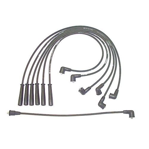 Denso Spark Plug Wire Set - 7mm 671-6193 for 1970-1984 Nissan (240Z, 260Z, 280Z, 280ZX)