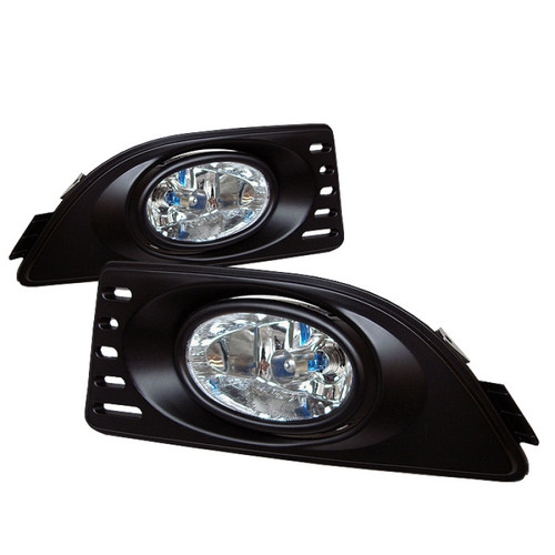 Spyder OEM Clear Fog Lights with Switch for Acura RSX