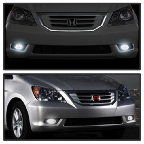 Smoked  Fog Lights with Switch for Honda Odyssey 08-10 - Spyder FL-CL-HODY08-SM