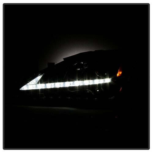 Spyder Projector Headlights with DRL in Black Smoke for Lexus IS 250/350