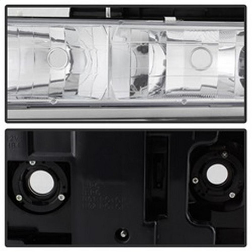 xTune Headlights w/ Corner & Parking Lights for Chevy Suburban - Chrome