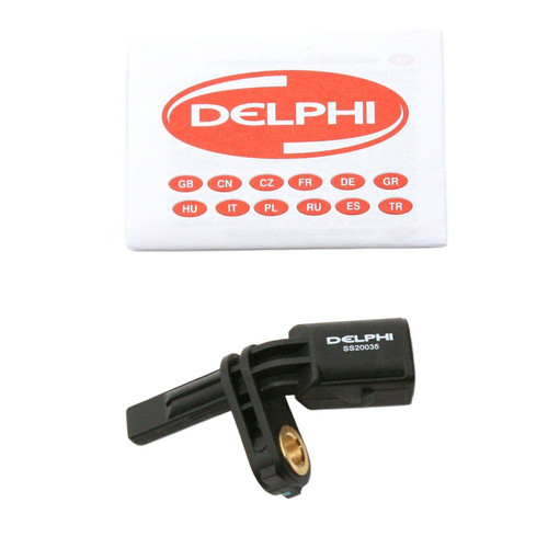 Delphi ABS Wheel Speed Sensor SS20035 for 2004-2022 Audi/Porsche/Volkswagen 2.0L 1.8L (A3, A3 Quattro, Q3, Q3 Quattro)