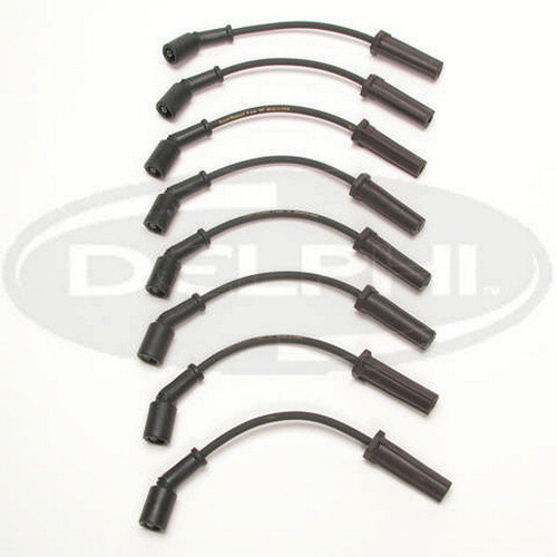 Delphi Spark Plug Wire Set XS10389 for 1999-2012 Cadillac/Chevrolet/GMC 6.0L 5.3L (Escalade, Escalade ESV, Escalade EXT, Avalanche)