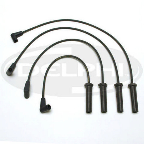 Delphi Spark Plug Wire Set XS10237 for 1998-2002 Chevrolet/Pontiac 2.2L (Cavalier, Sunfire)