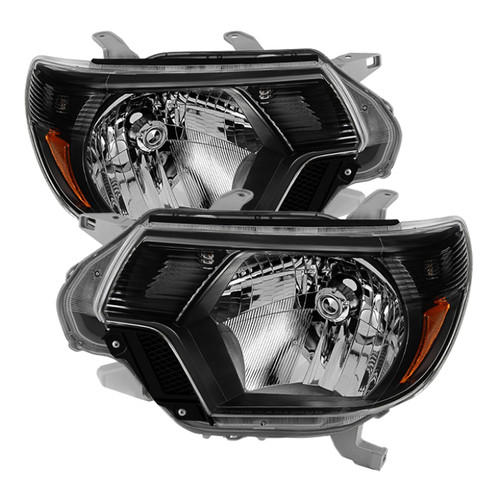 Xtune Toyota Tacoma 2012-2015 OEM Style Headlights Black (HD-JH-TTA12-AM-BK)