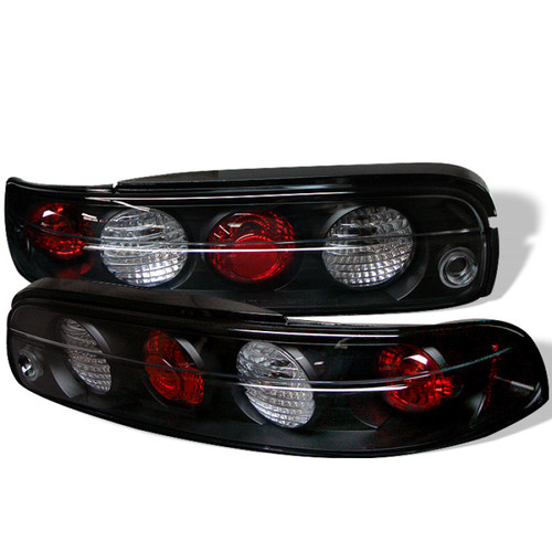 Spyder Euro Style Tail Lights in Black for Lexus SC 300/SC 400
