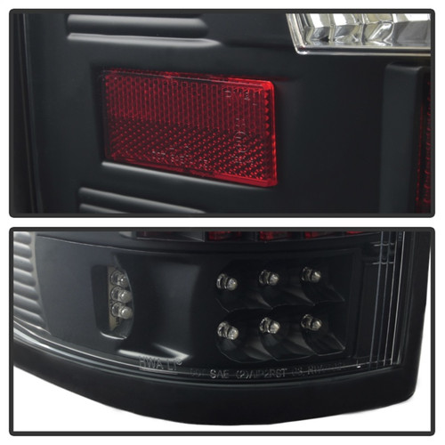 xTune LED Tail Lights for Ford F150 Styleside - Black xTune LED Tail Lights for Ford F150 Styleside - Black