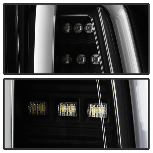 Spyder LED Tail Lights in Black for GMC Yukon