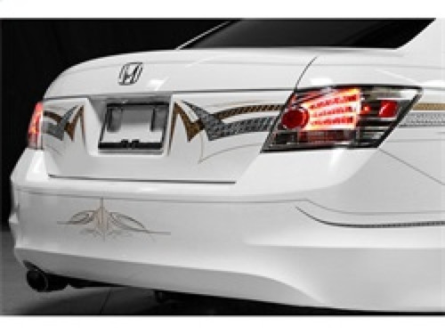 Spyder Black LED Tail Lights for Honda Accord 4DR