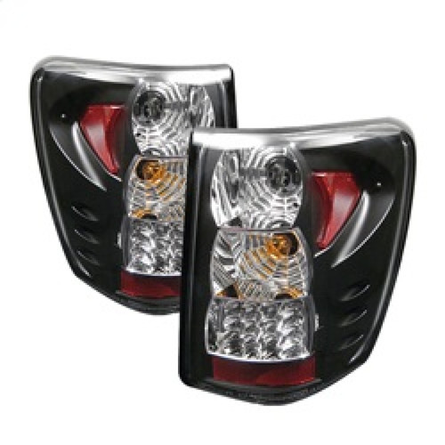 Spyder LED Tail Lights Version 2 in Black for Jeep Grand Cherokee