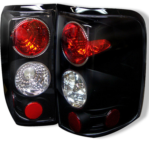 Spyder Euro Tail Lights in Black for Ford F150 (Not Fit Heritage & SVT)