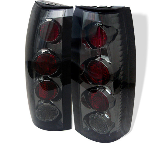 Spyder Euro Style Tail Lights in Smoke for Chevy C/K Series 1500/2500 88-98/GMC Sierra 88-98