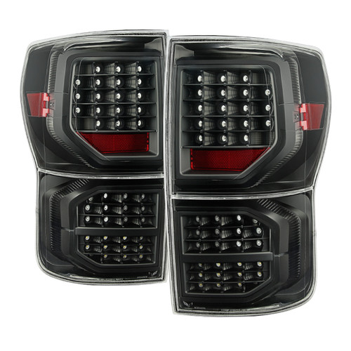 Spyder Black LED Tail Lights for Toyota Tundra - ALT-JH-TTU-LED-G2-BK