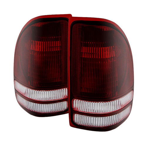 Spyder Red Smoked OEM Style Tail Lights for Dodge Dakota - ALT-JH-DDAK97-OE-RSM