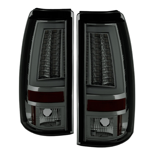 Spyder Version 2 LED Tail Lights Smoke for Chevy Silverado 1500/2500 03-06 (ALT-YD-CS03V2-LED-SM)