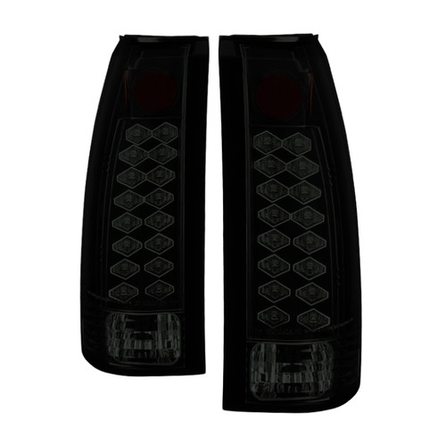 Spyder LED Tail Lights Blk Smke for Chevy C/K Series 1500 88-98/GMC Sierra 88-98 (ALT-YD-CCK88-LED-BSM)