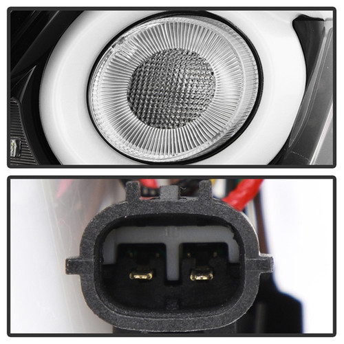 Spyder Light Bar LED Tail Lights - Black Chrome for 16-19 Honda Civic 5 Door Hatchback (ALT-YD-HC16HB-BC)