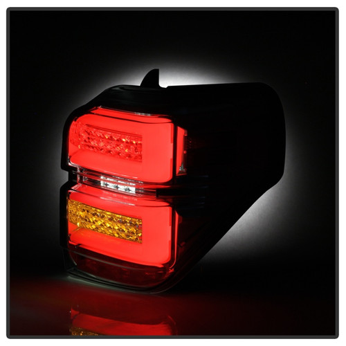 Spyder LED Tail Lights - Sequential Turn Signal - Smoke for Toyota 4Runner 10-14 (ALT-YD-T4R10-SEQ-SM)
