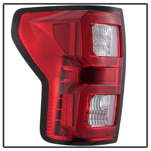 Spyder V2 Light Bar LED Tail Lights - Red Clear for 07-13 Toyota Tundra (ALT-YD-TTU07V2-LB-RC)