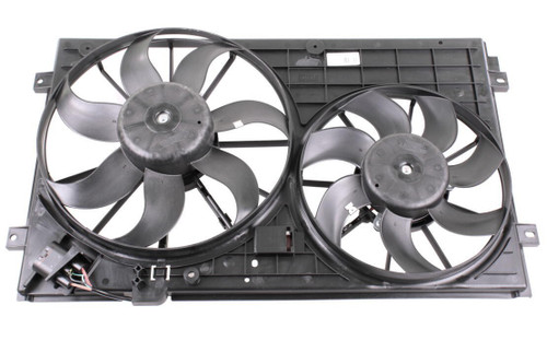 Vemo Engine Cooling Fan V15-01-1869 for 2005-2012 Volkswagen 2.5L 2.0L (Beetle, GTI, Jetta, Passat)