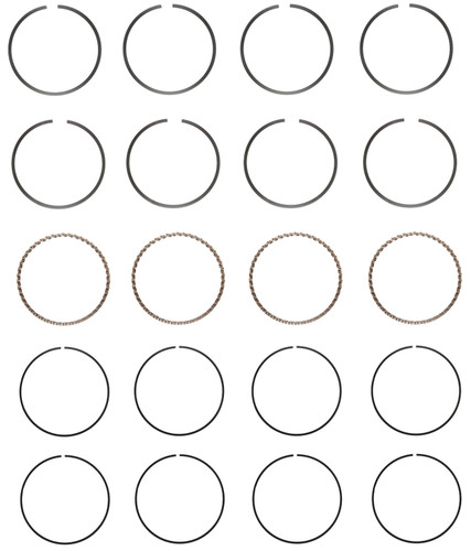 Enginetech Piston Set P2024(4).50 with Topline Rings