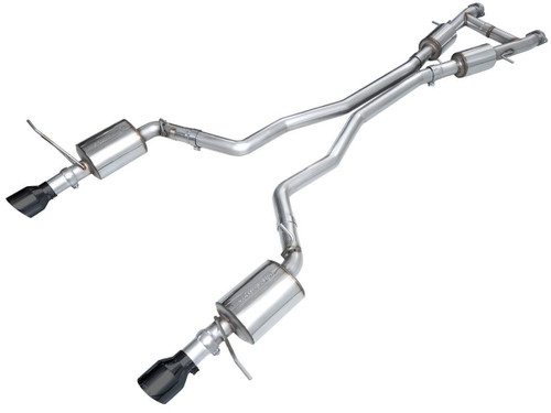 AWE Tuning Touring Edition Cat-Back Exhaust for 2011-2026 Dodge Durango - Diamond Black Tips (5 in)