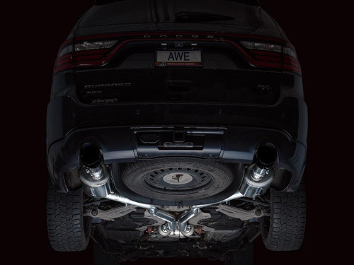 AWE Tuning Touring Edition Cat-Back Exhaust for 2011-2026 Dodge Durango - Diamond Black Tips (5 in)