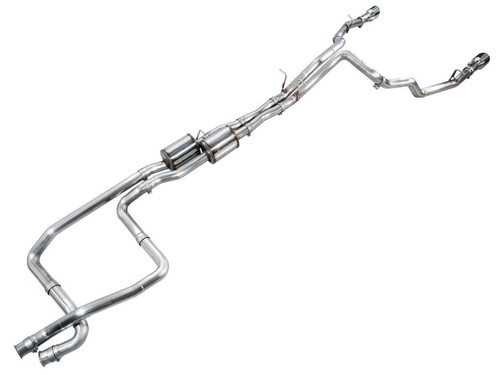 AWE Tuning 0FG Cat-Back Exhaust for 2025-2026 Ram 1500 - Chrome Silver Tips (5 in)