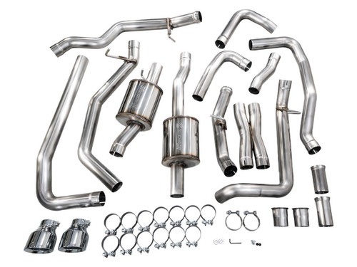 AWE Tuning 0FG Cat-Back Exhaust for 2025-2026 Ram 1500 - Chrome Silver Tips (5 in)